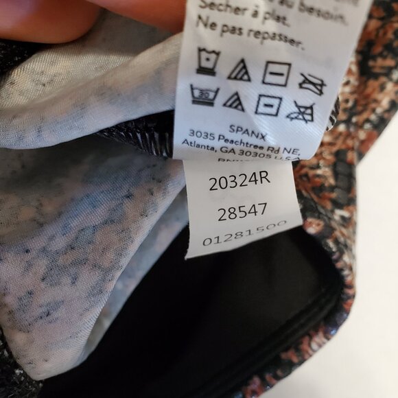 Spanx NEW Faux Leather Snake Shine Reptile Print Leggings - Picture 10 of 10